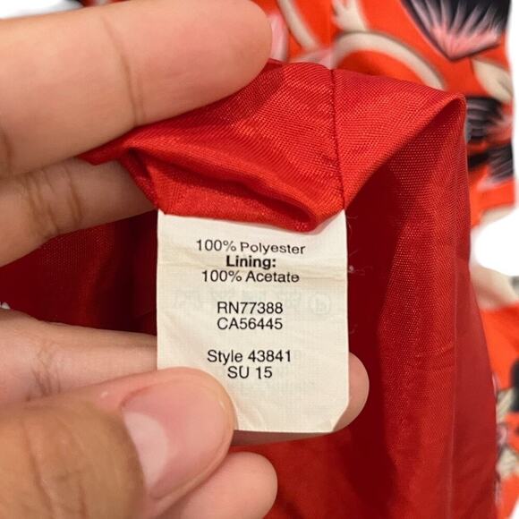 J. Crew Floral Coral Sundress Size 6 - Picture 5 of 5